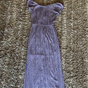 Off the shoulder maxi dress